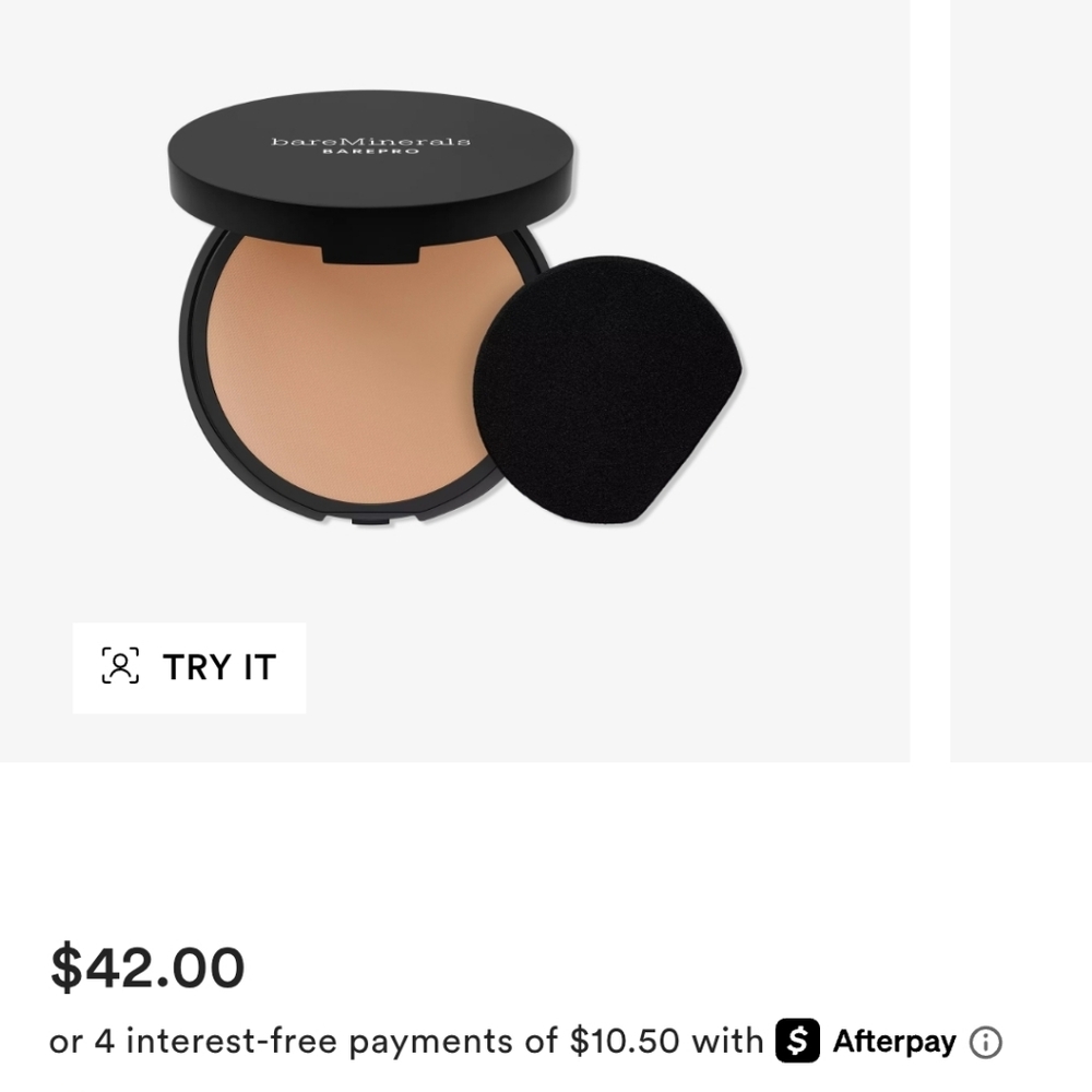 bareMinerals BAREPRO Matte Black Compact